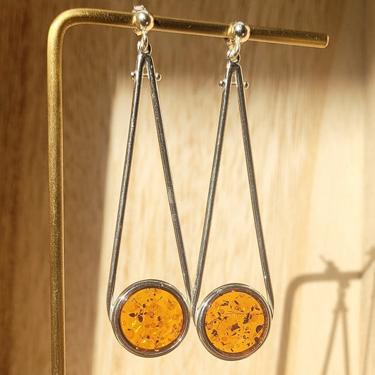 Amber Earrings