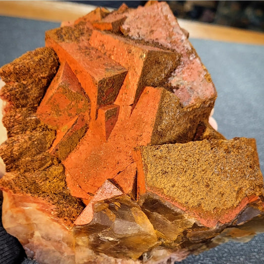 Hematite Coated Fluorite