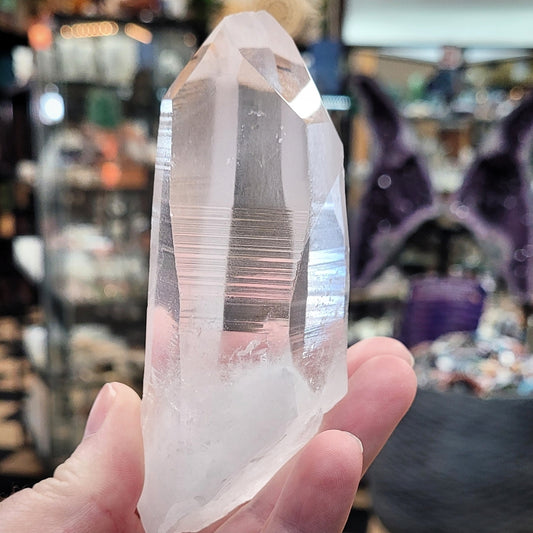 Lemurian quartz point