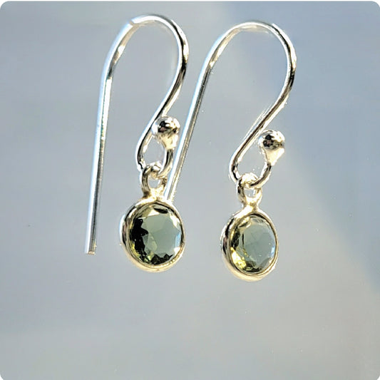 The Perfect Moldavite Earrings