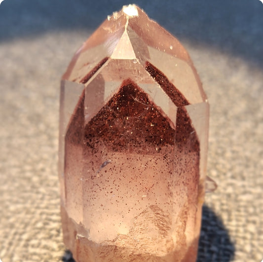 Red Phantom Quartz Point