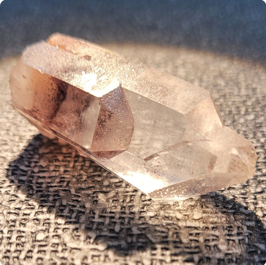 Red Triple Phantom Quartz Point