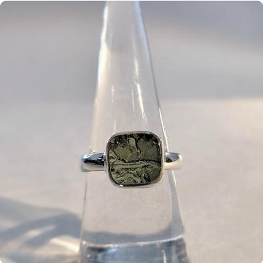 Moldavite Ring