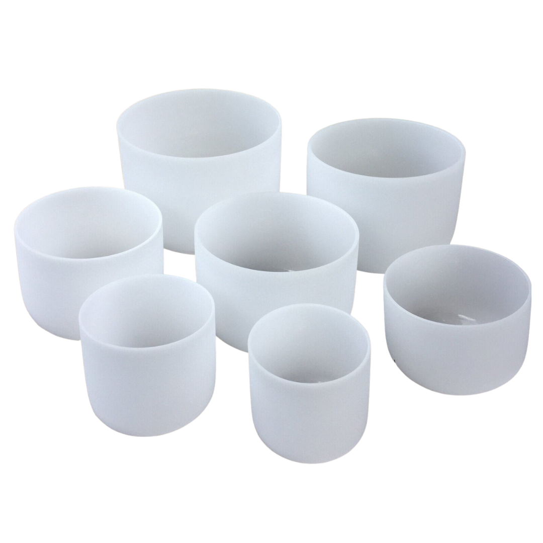 Chakra Tuned Quartz Singing Bowls