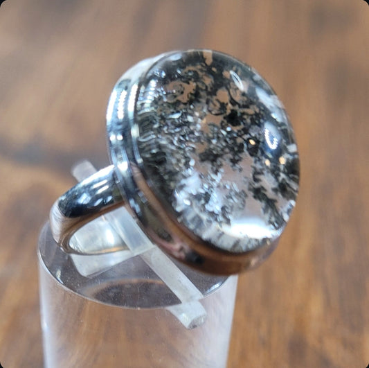 Lodalite (Aquarium Quartz) Ring