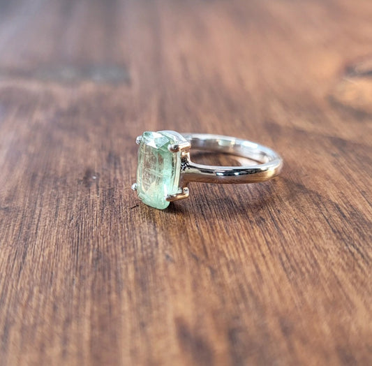 Mint Green Kyanite Ring