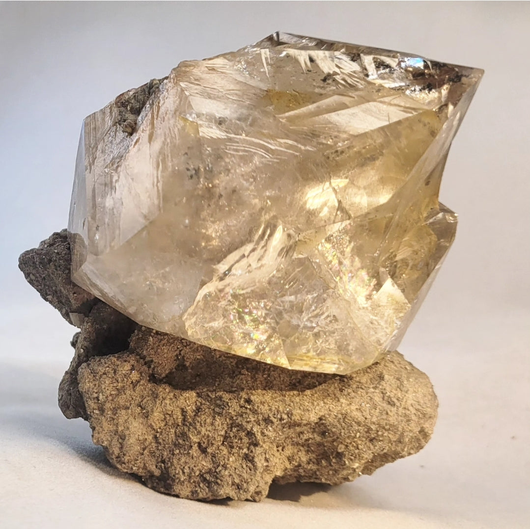 Herkimer Diamond on Matrix