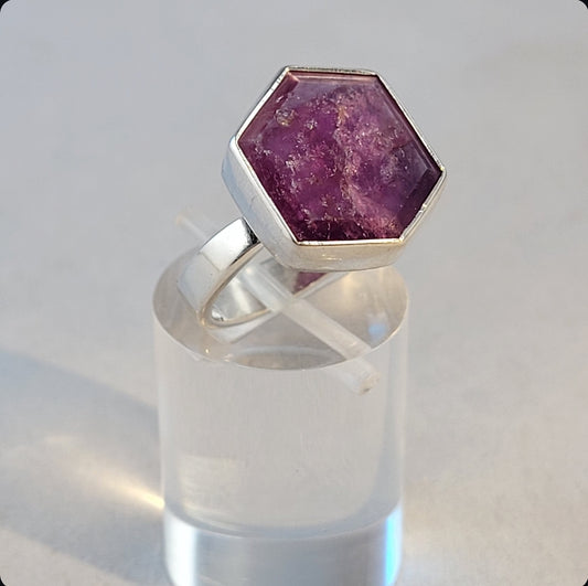 raw ruby ring