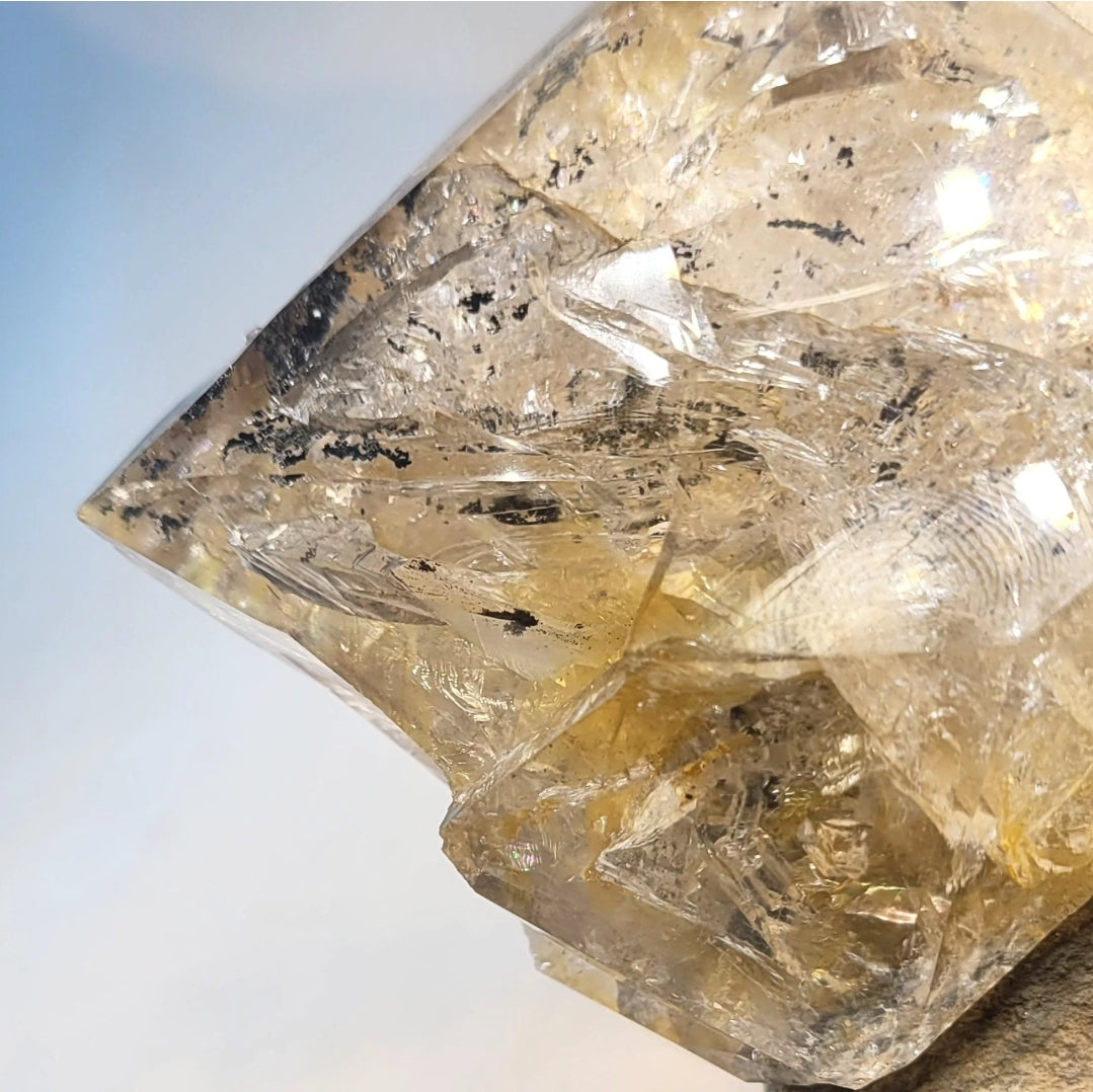 Herkimer Diamond on Matrix