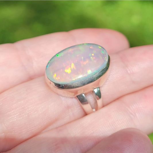 Ethiopian Opal Ring
