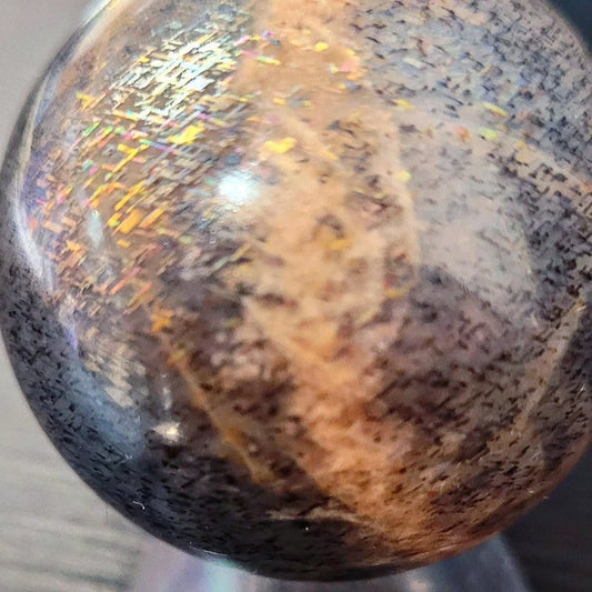 Rainbow Lattice Moonstone