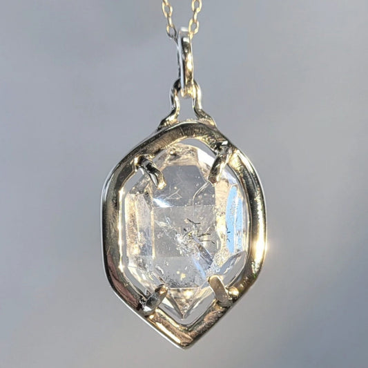 Herkimer Diamond in Sterling