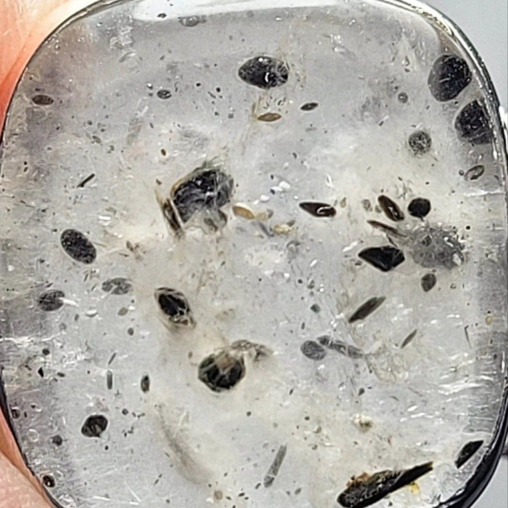 Sagnetic Quartz and Shungite Pendant