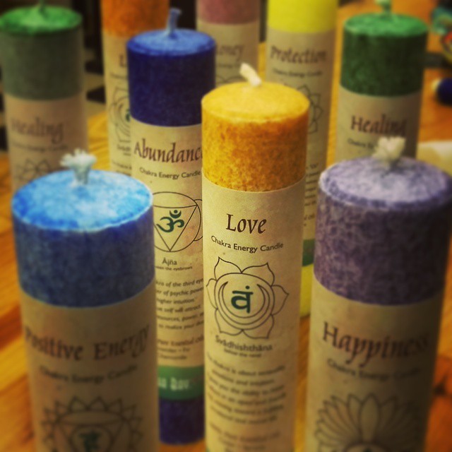 Chakra Energy Pillar Candles