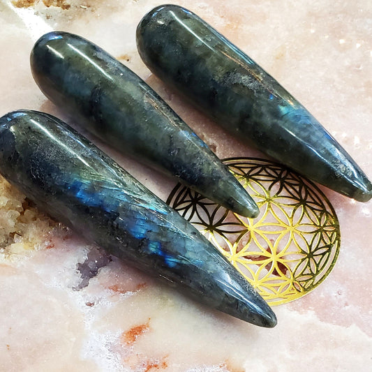 Labradorite wand