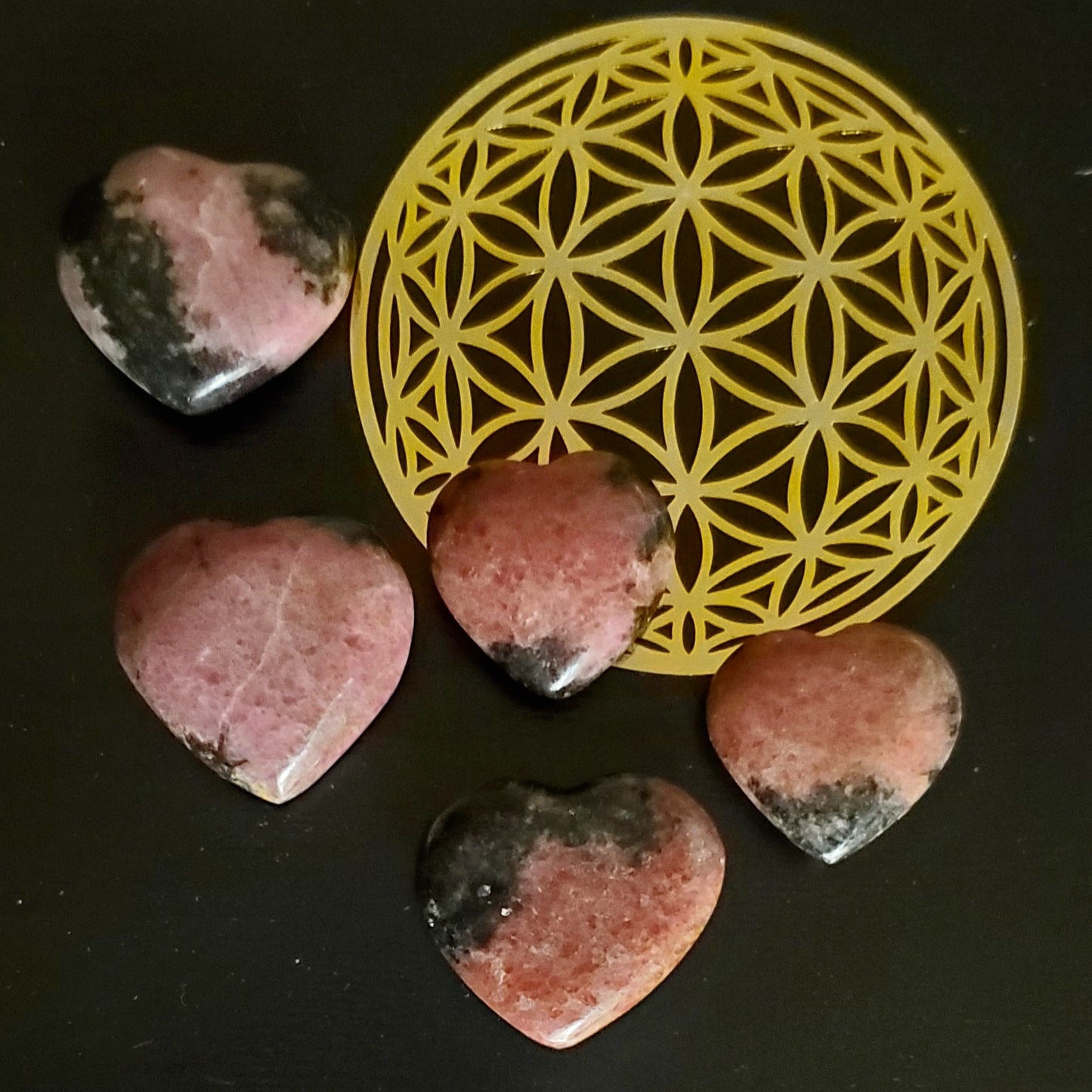Rhodonite Heart