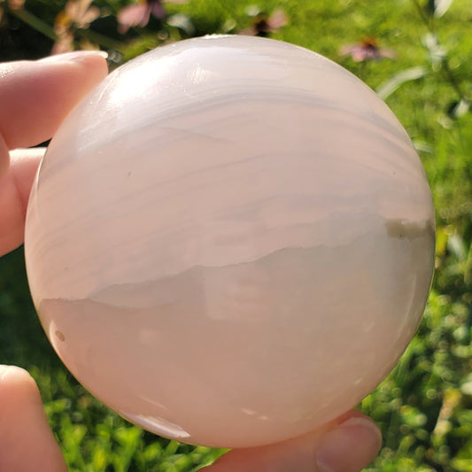 Pink Mangano Calcite Sphere