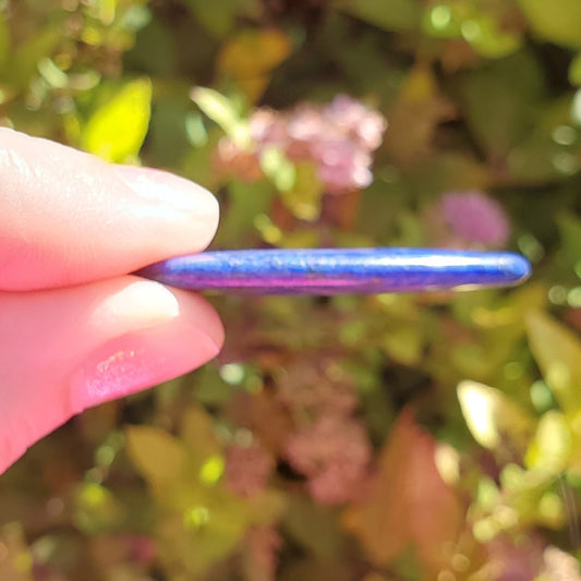 Lapis flat cabochon