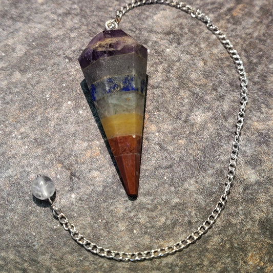 Rainbow Chakra Pendulum
