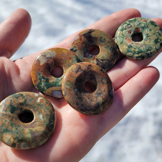 Rainforest Rhyolite Pi Stone