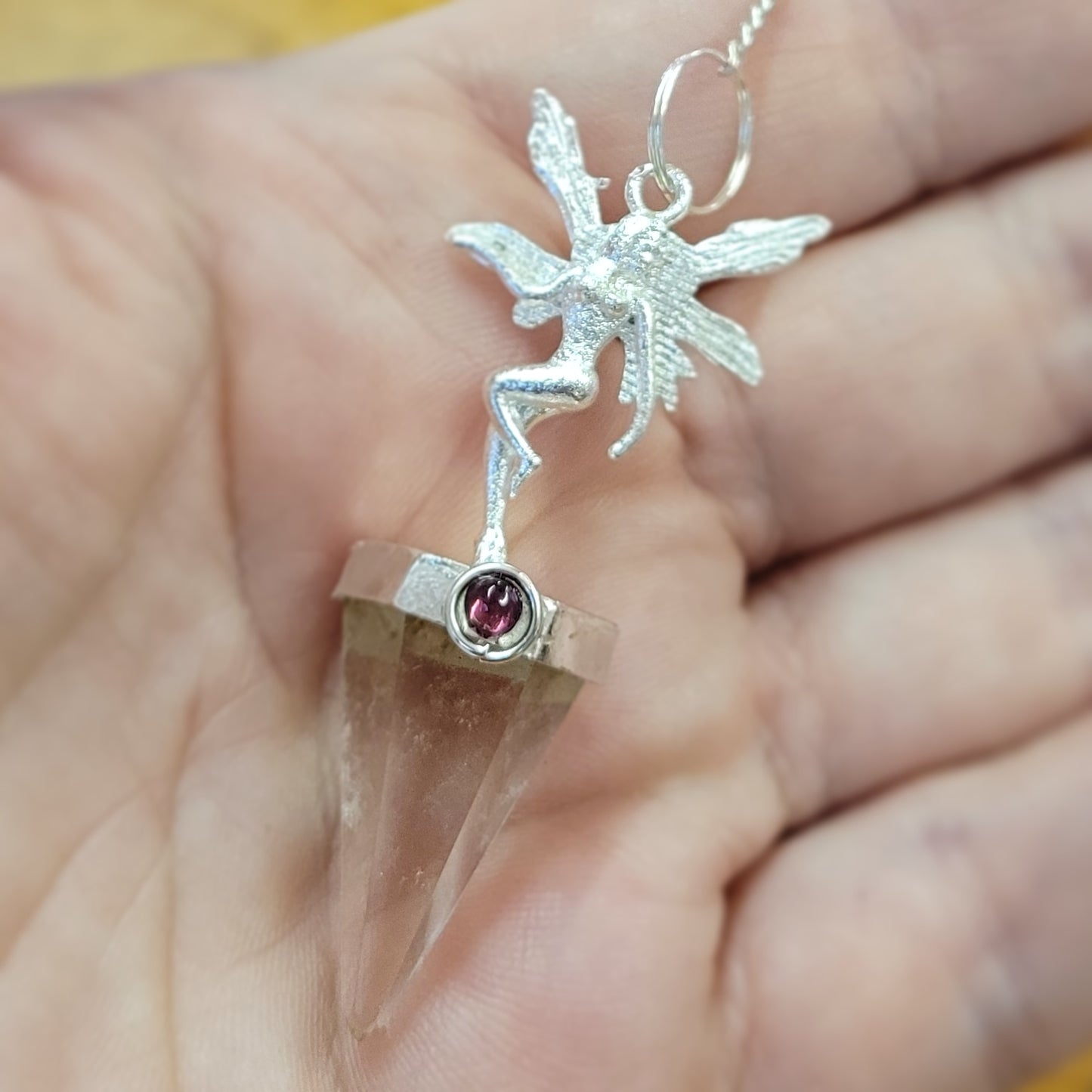 Fairy Pendulum with Garnet