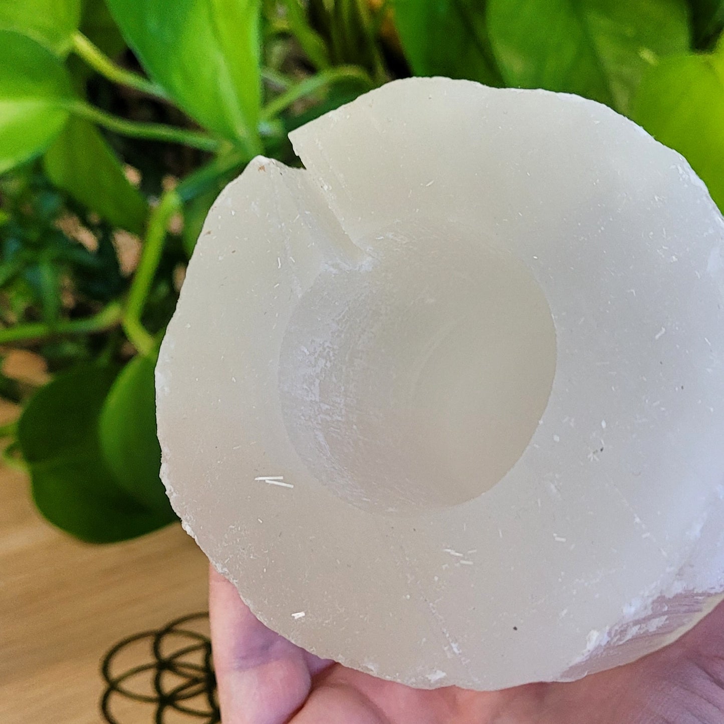 Selenite Lamp