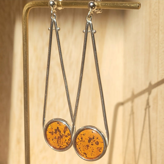 Amber Earrings