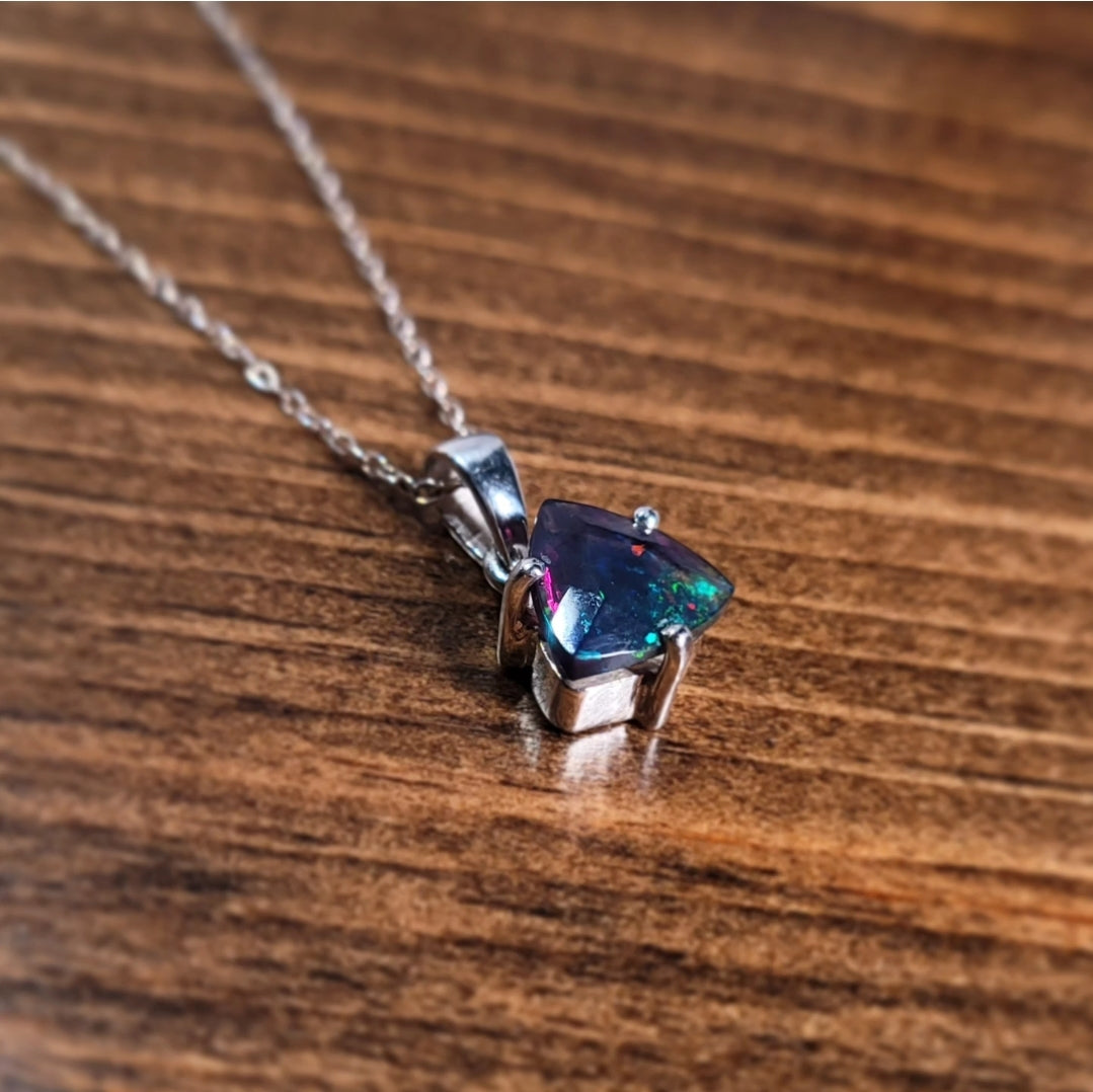 Black Opal Pendant