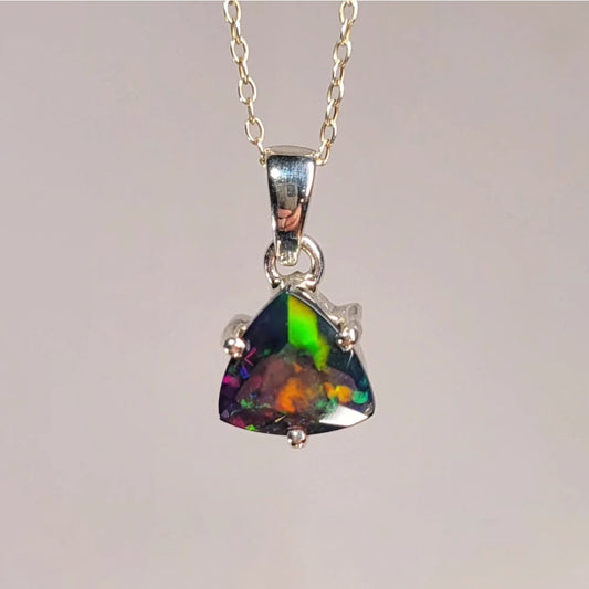 Black Opal Pendant