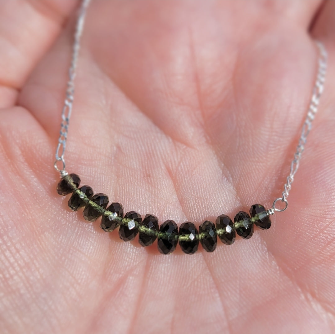 moldavite necklace