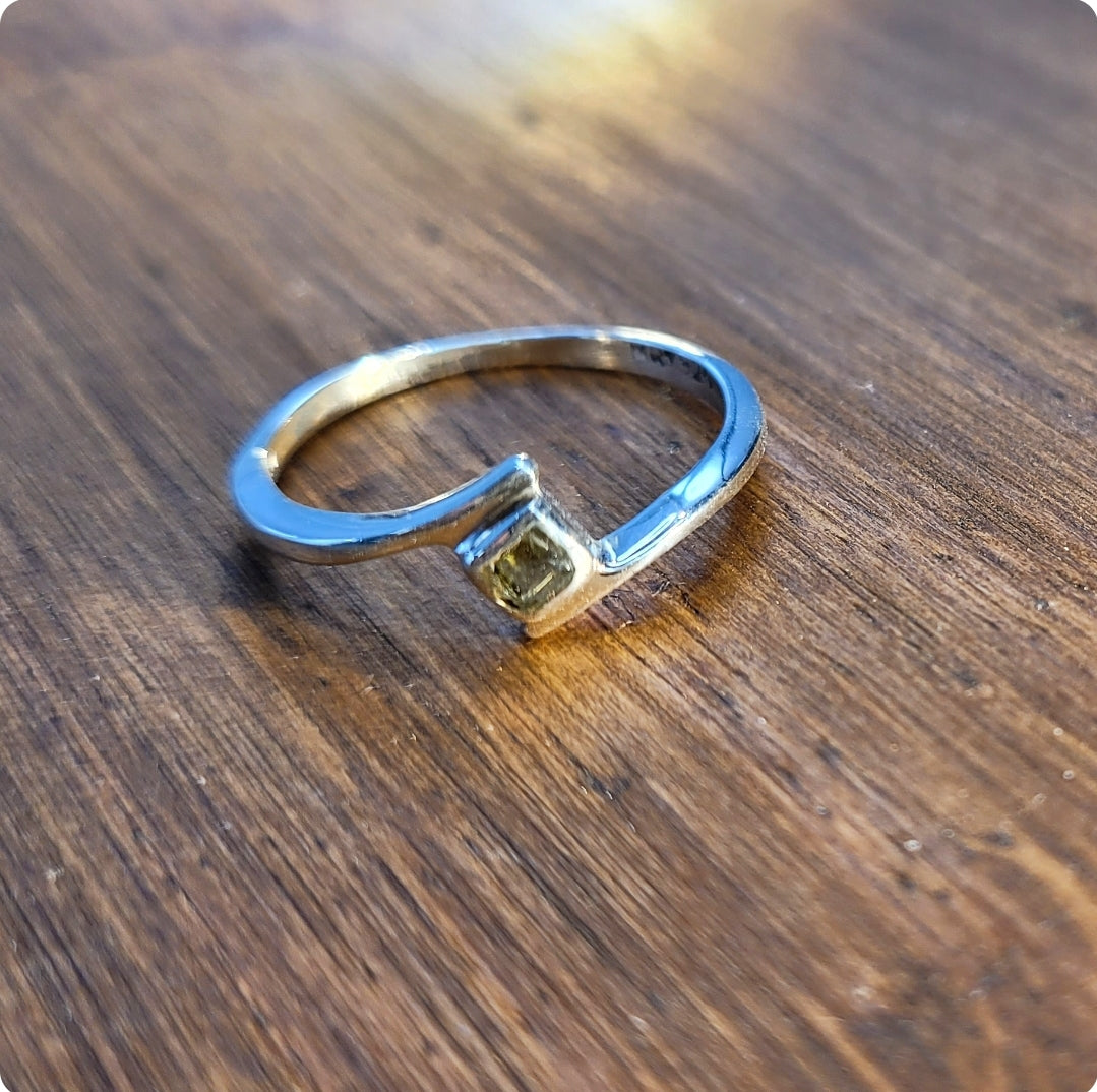Moldavite Ring