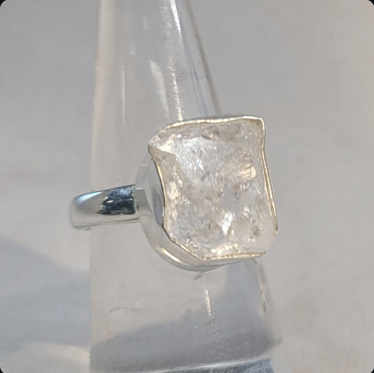 Herkimer Diamond Sterling Silver Ring