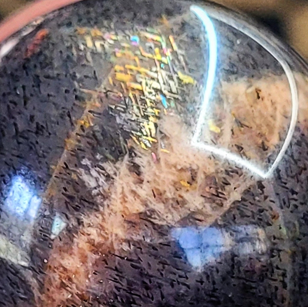 Rainbow Lattice Moonstone