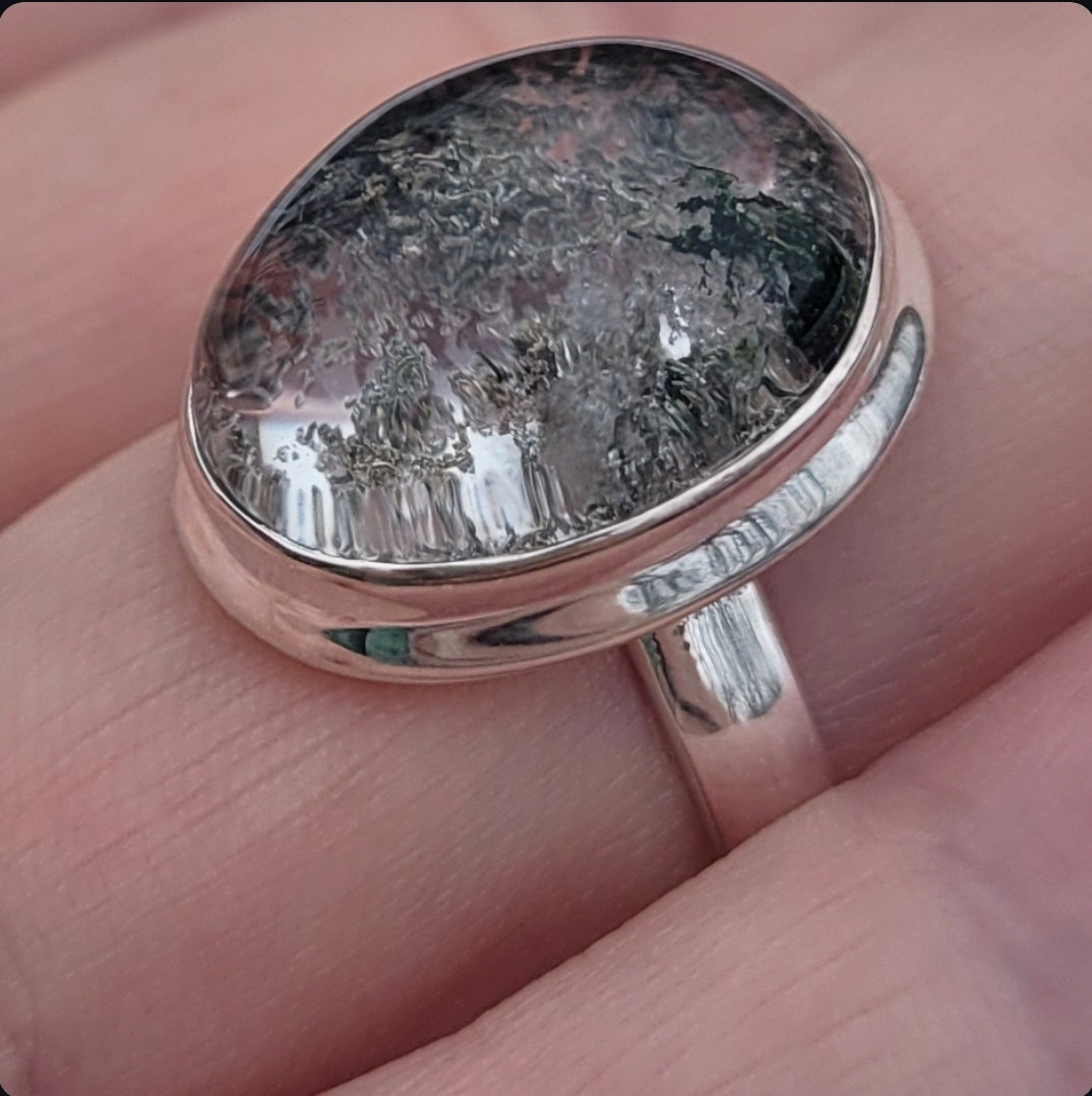 Lodalite (Aquarium Quartz) Ring