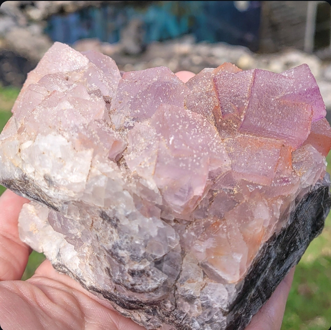 Pink Fluorite Specimen