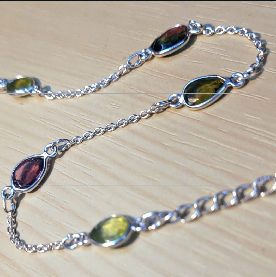 Multi-color Tourmaline Bracelet