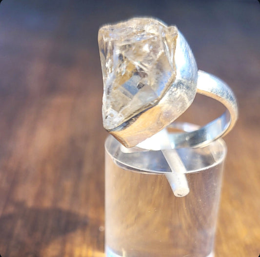 Herkimer Diamond Sterling Silver Ring
