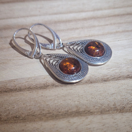 Amber Earrings