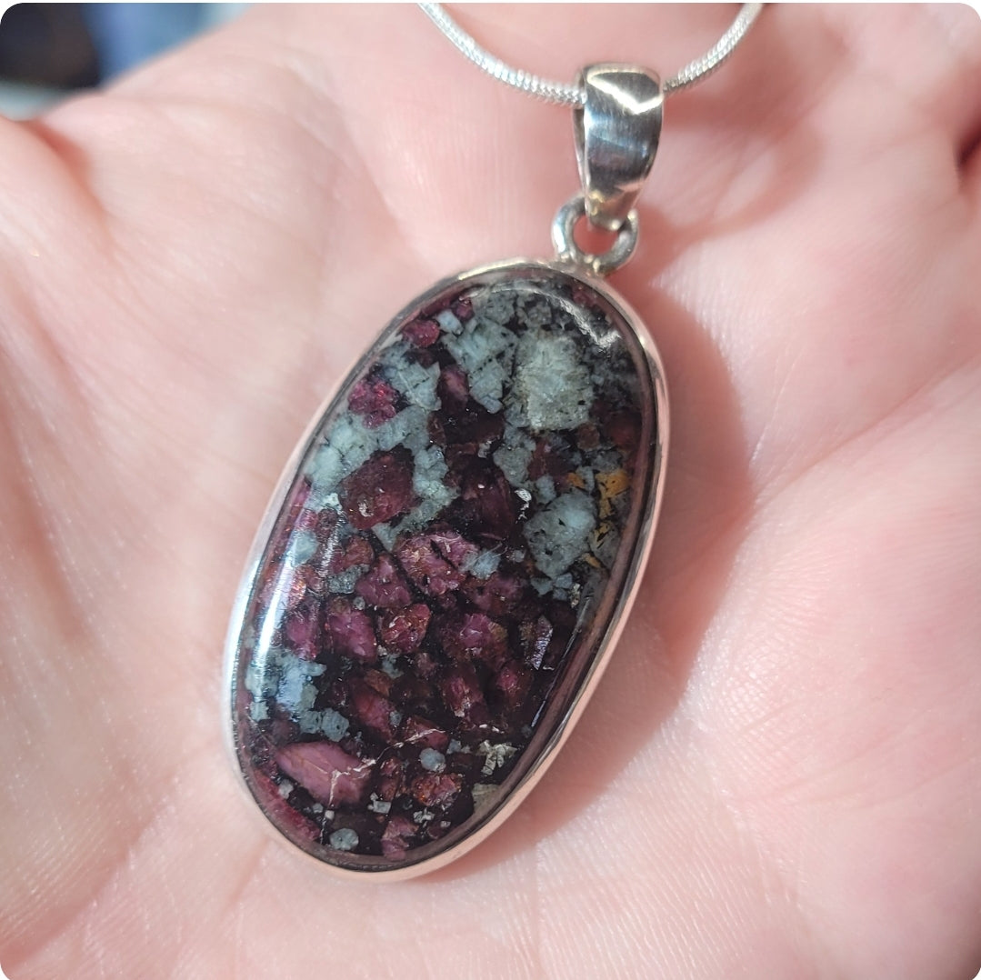 Eudialyte Pendant