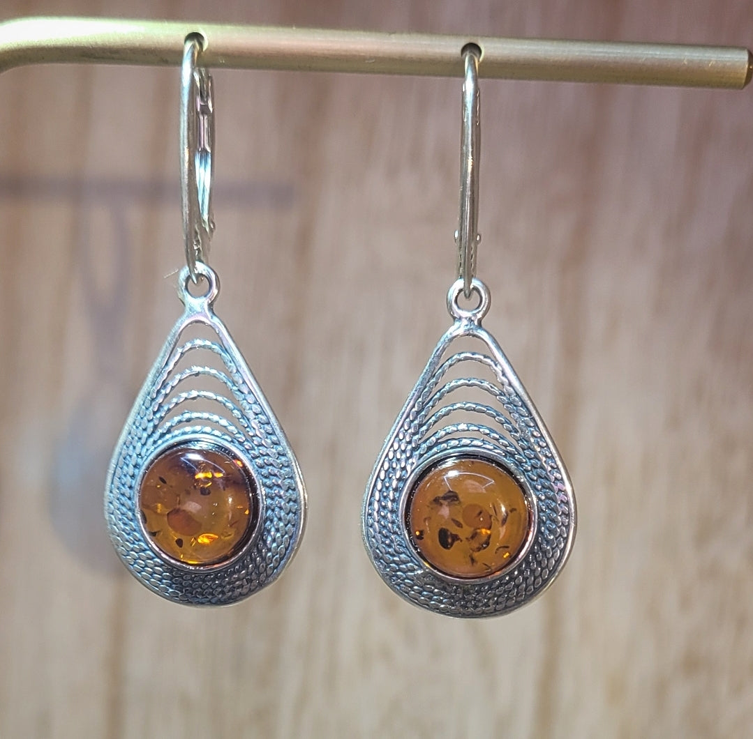 Amber Earrings