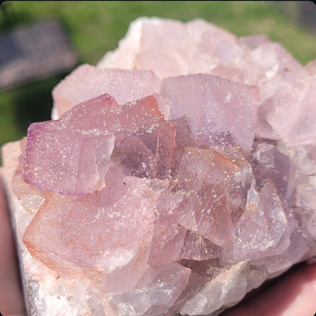 Pink Fluorite Specimen