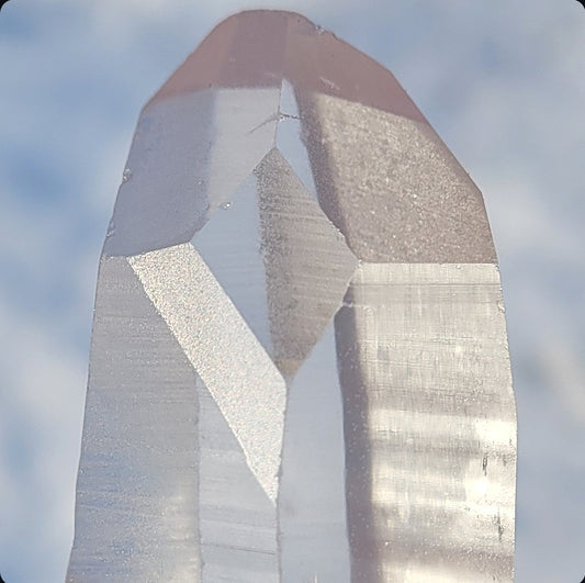 Lemurian Quartz Point with Double Window