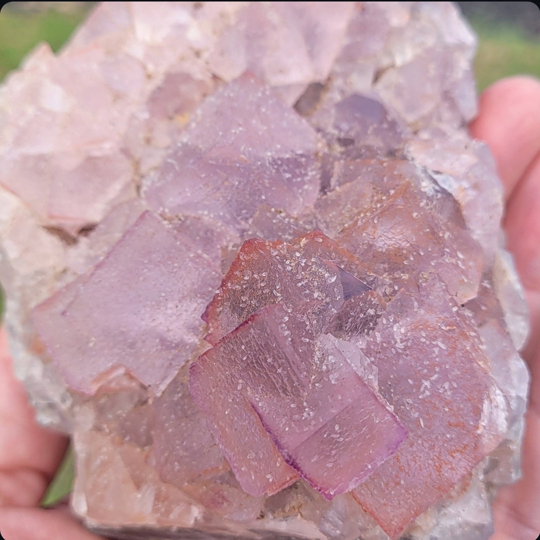 Pink Fluorite Specimen