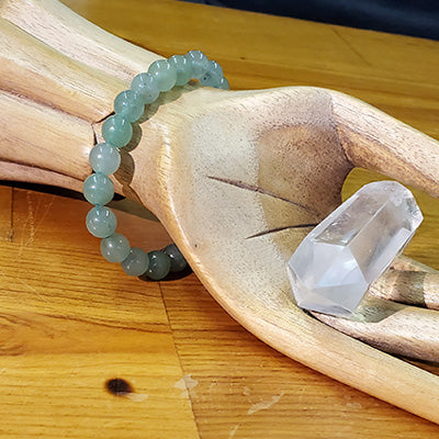 Aventurine Stretchy Beaded Bracelet