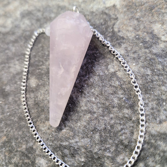 Rose Quartz Pendulum