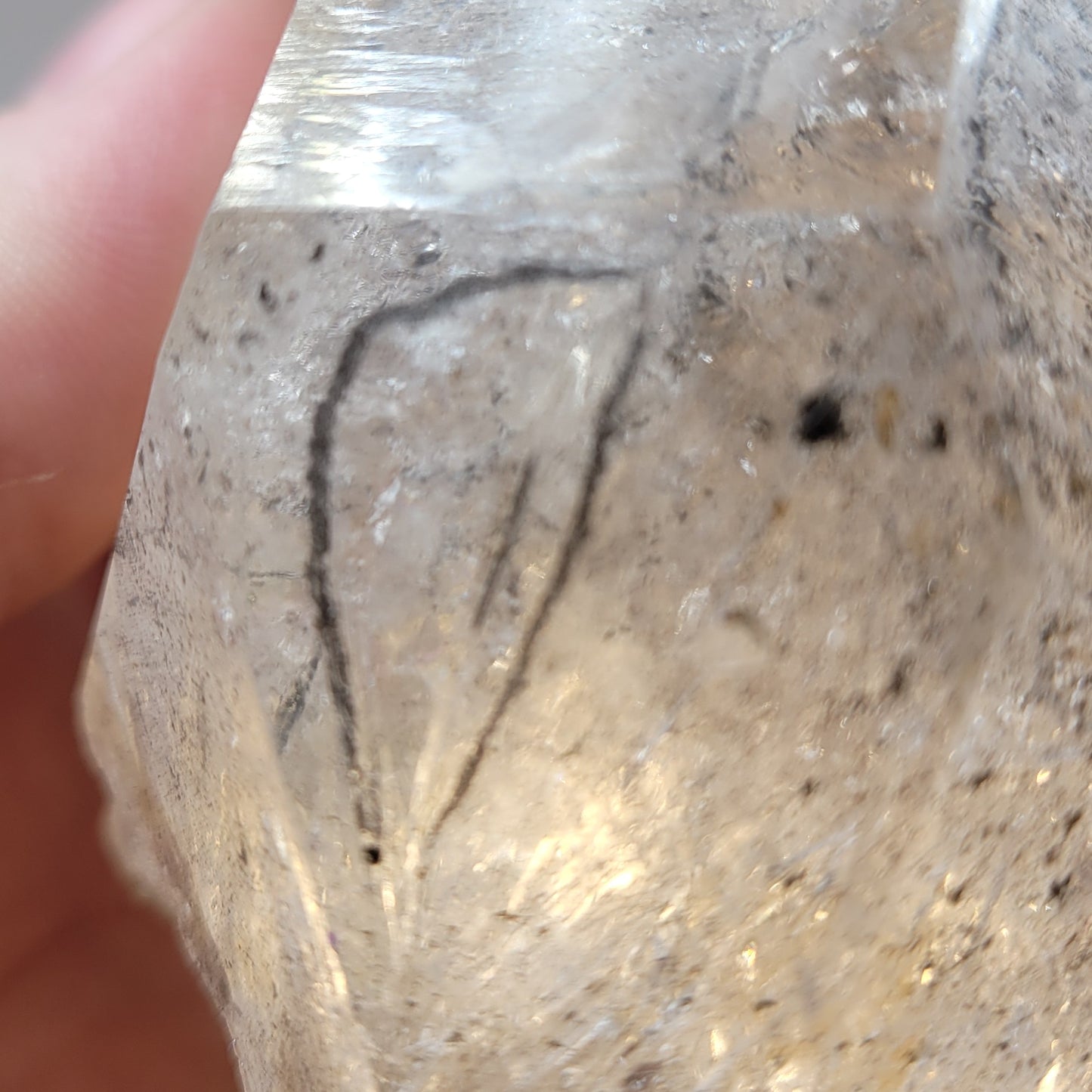 Enhydro Skeletal Herkimer-Style Quartz