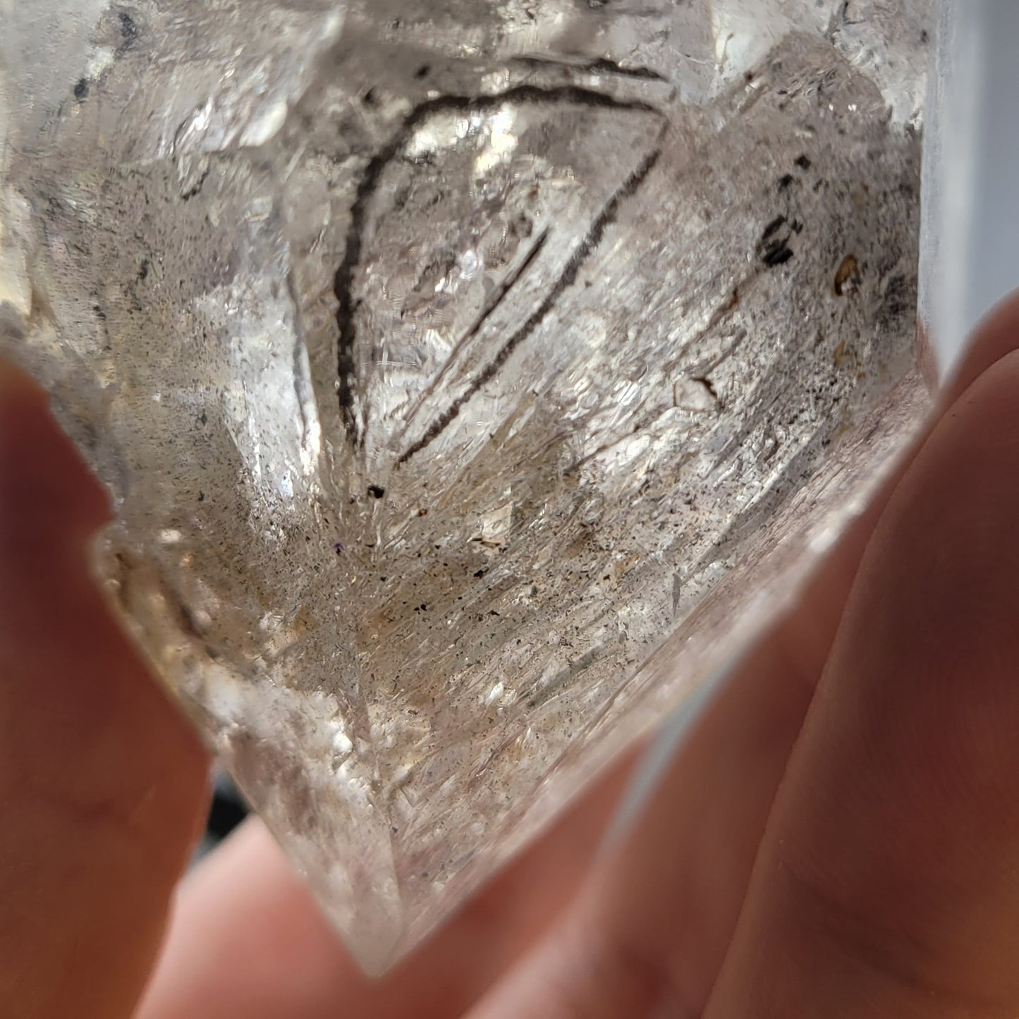 Enhydro Skeletal Herkimer-Style Quartz