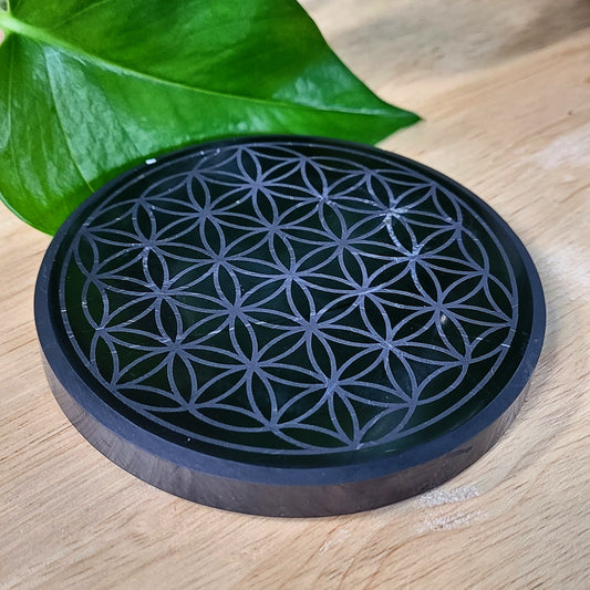 Flower of Life Shungite Tile