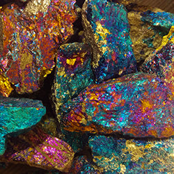 Chalcopyrite (peacock ore)