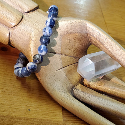 Sodalite Stretchy Beaded Bracelet